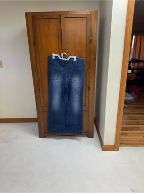 BetaBrand wide leg Denim stretch Jeans XXL petite